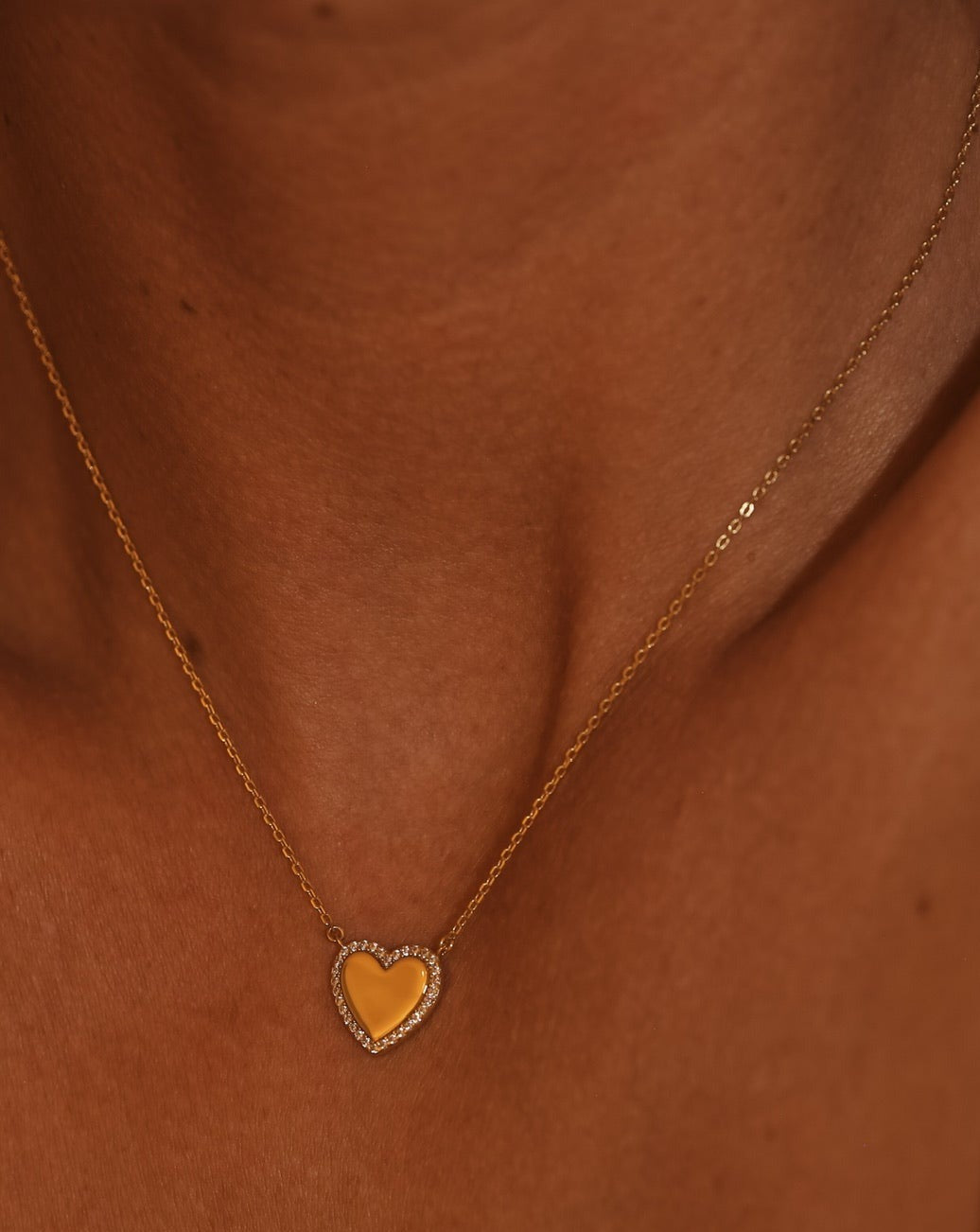 Heirloom Heart Necklace - Gold Vermeil