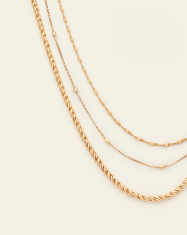 Luxe Chain Set - Gold Vermeil