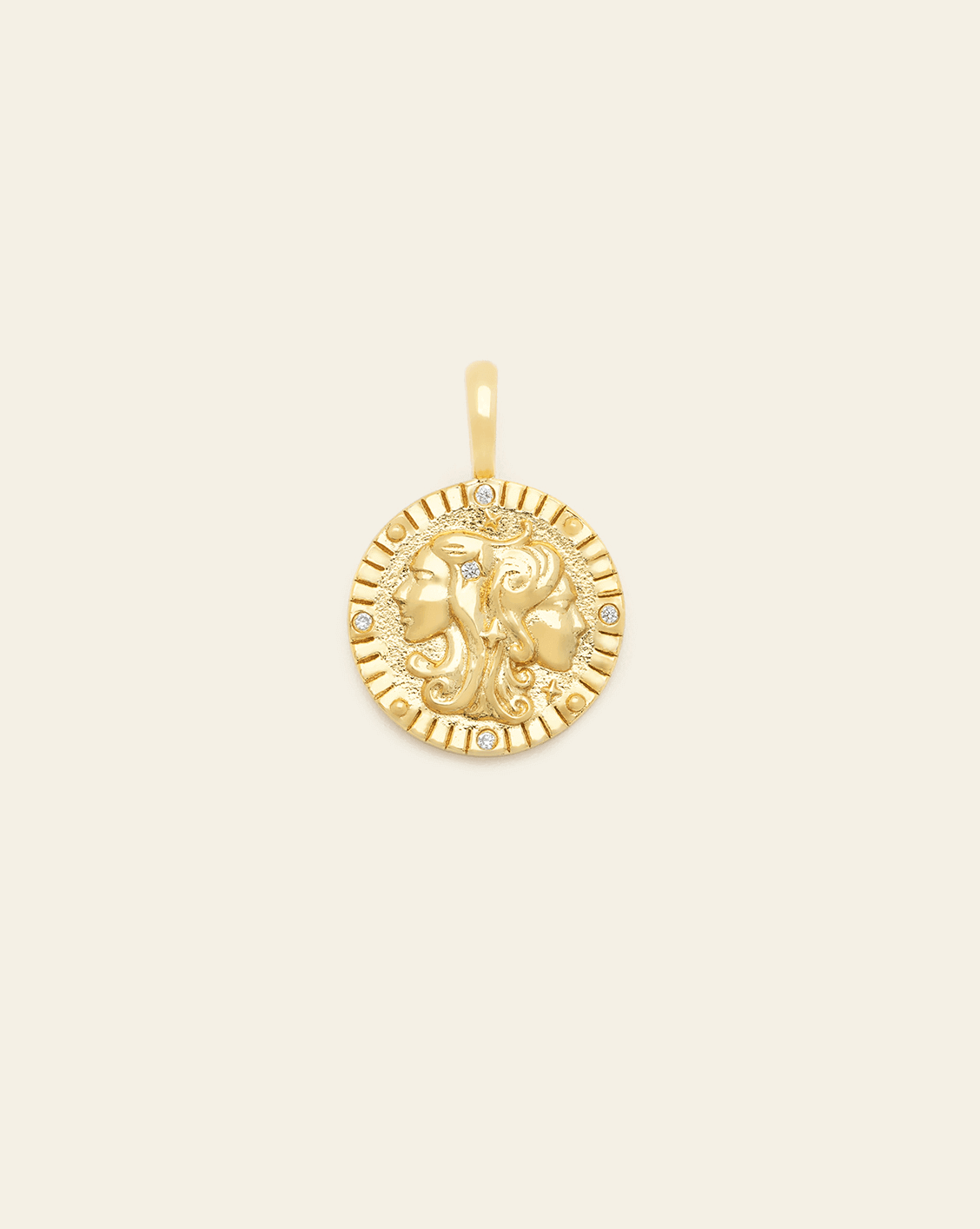 Horoscope Medallion - Gold Vermeil