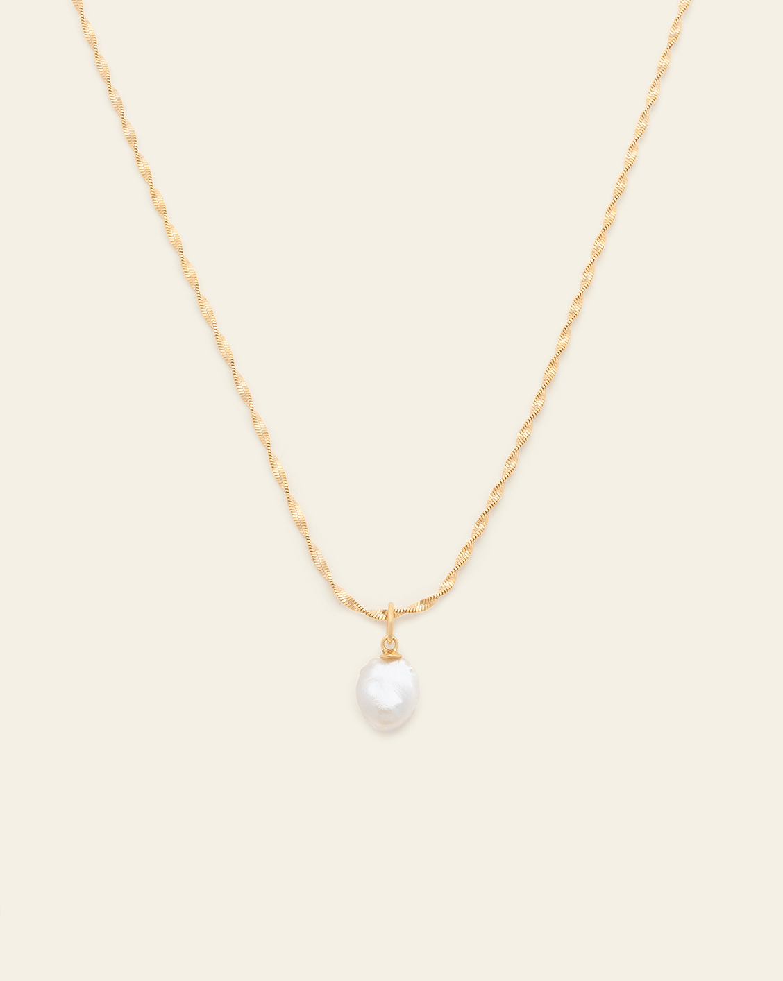 Perfect Pearl Necklace - Gold Vermeil