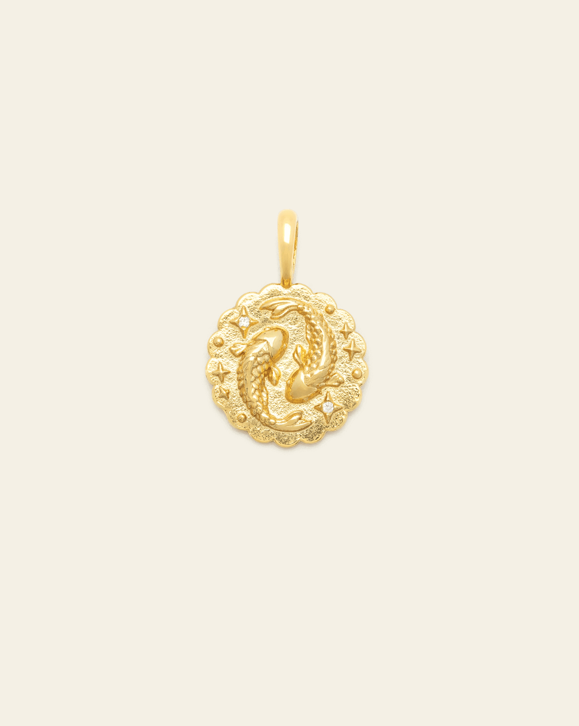 Horoscope Medallion - Gold Vermeil