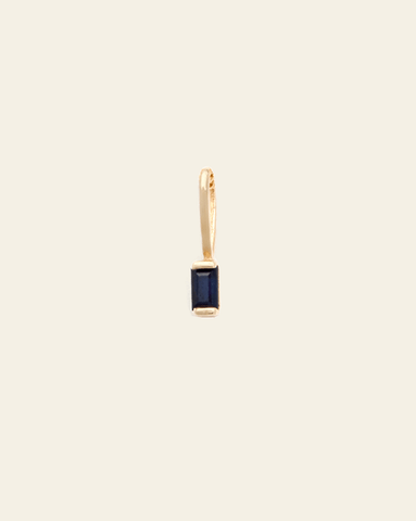 Sapphire Pendant - 14k Solid Gold