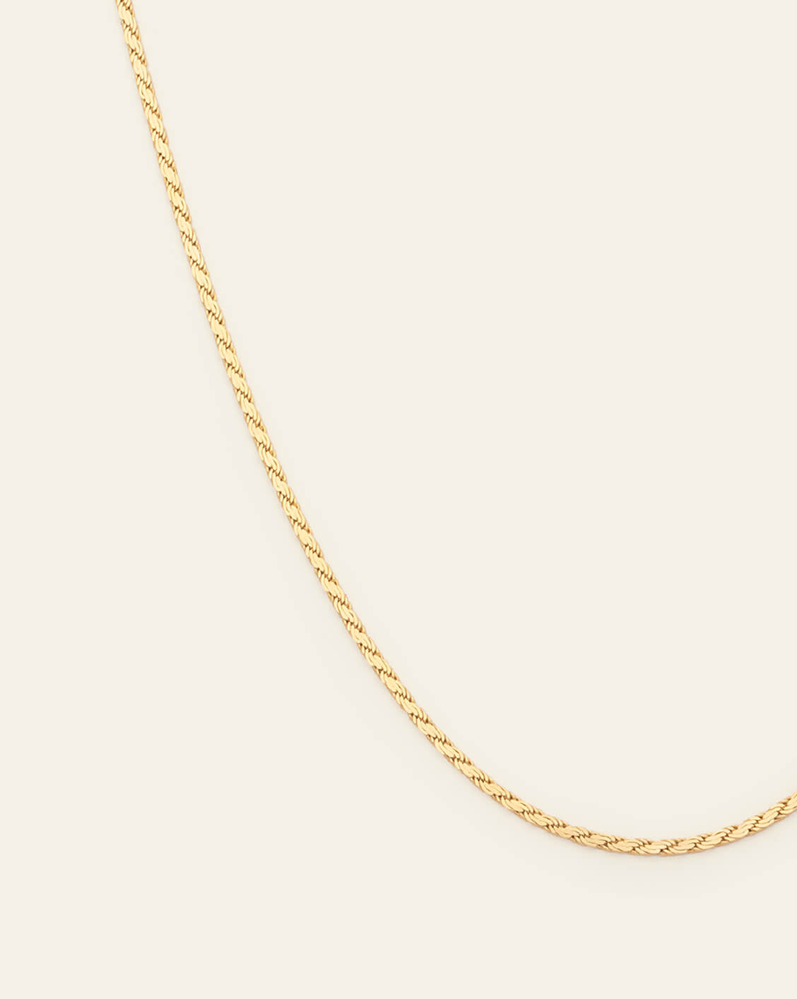 Smooth Rope Chain - Gold Vermeil