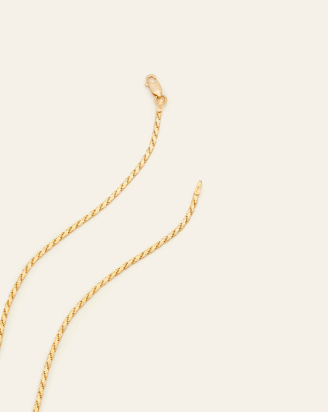 Smooth Rope Chain - Gold Vermeil