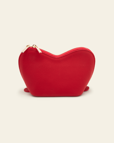 Heart Pouch - Cherry