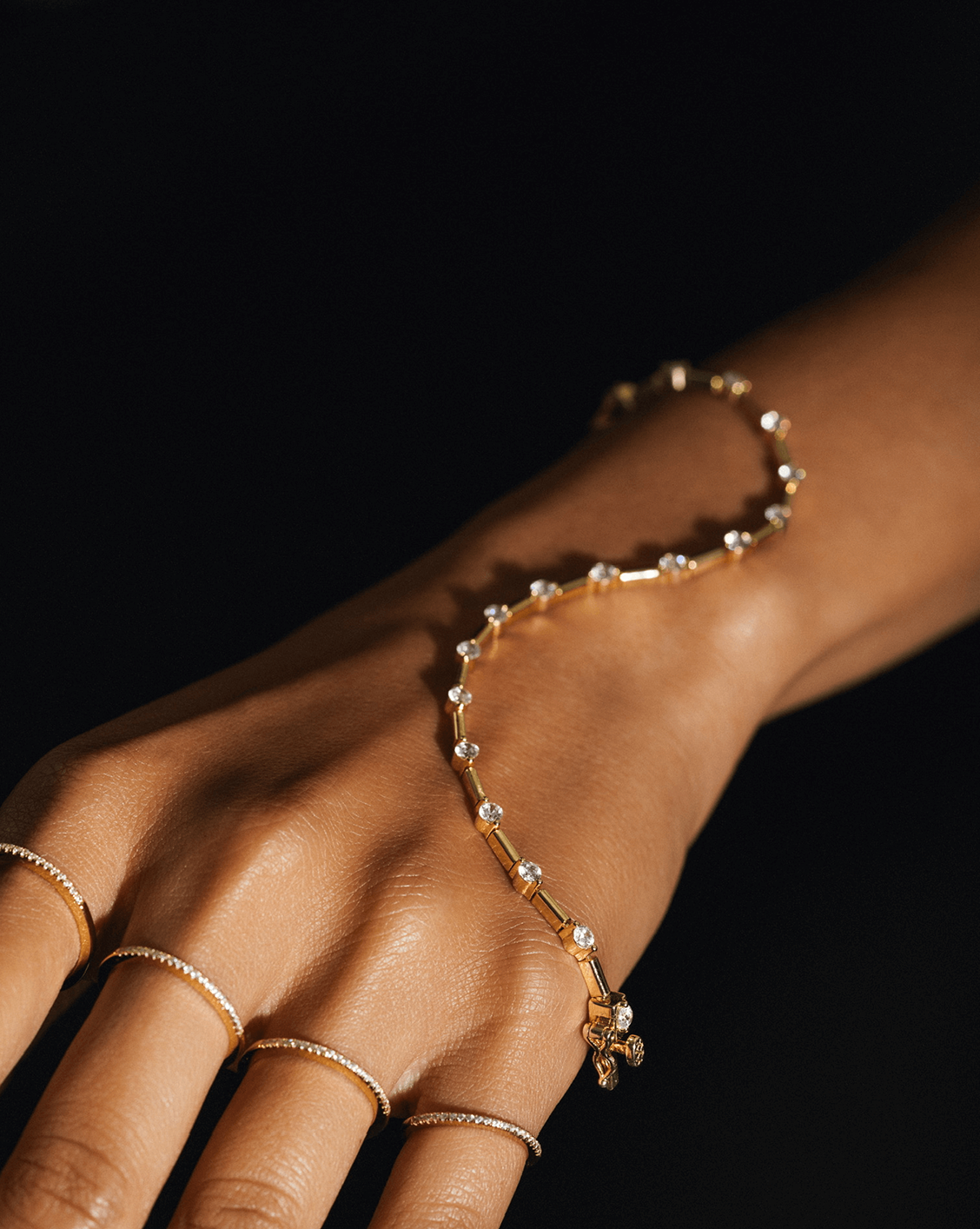 Modern Tennis Bracelet - Gold Vermeil