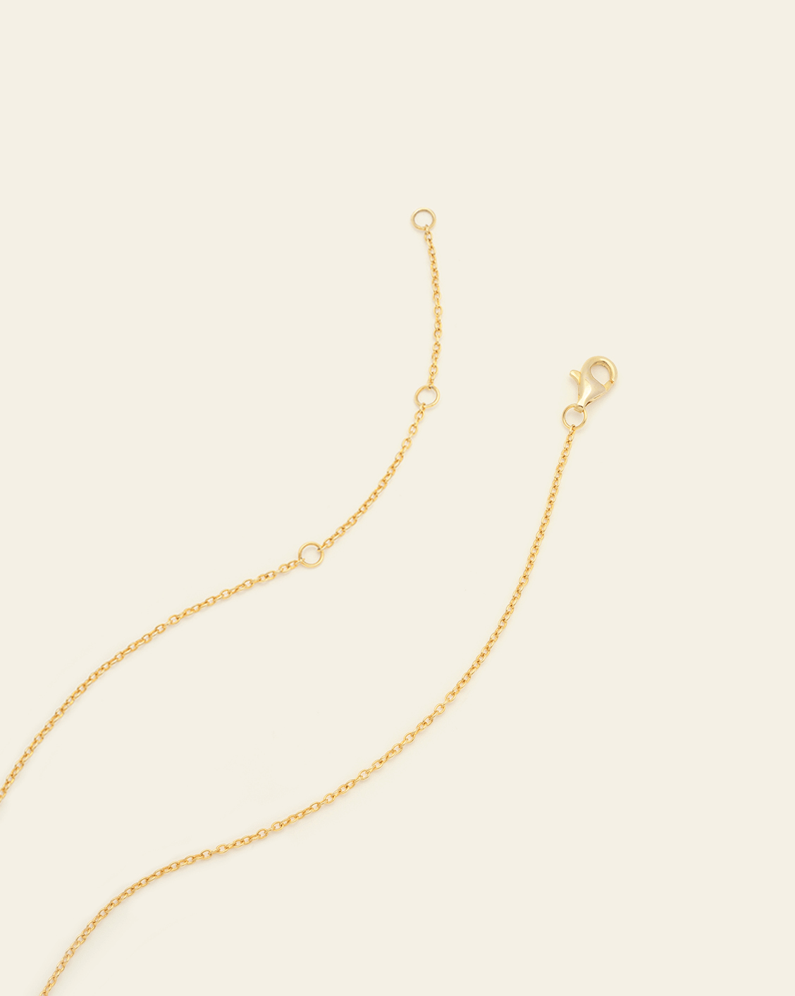 XL Solitaire Necklace - Gold Vermeil