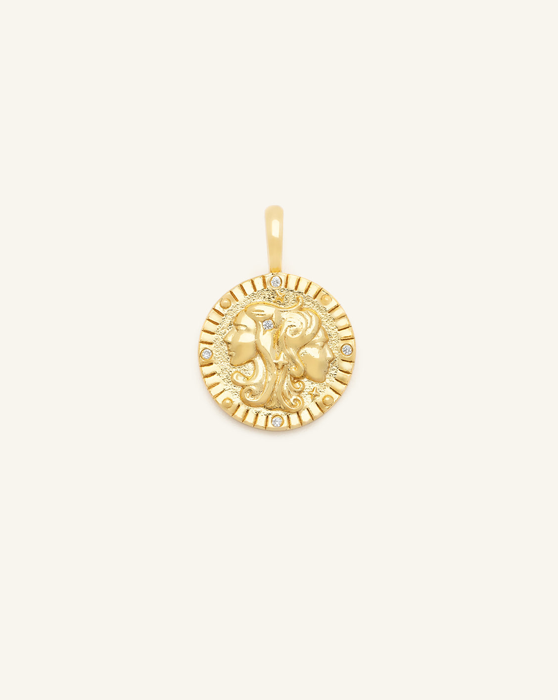 Horoscope Medallion - Gold Vermeil