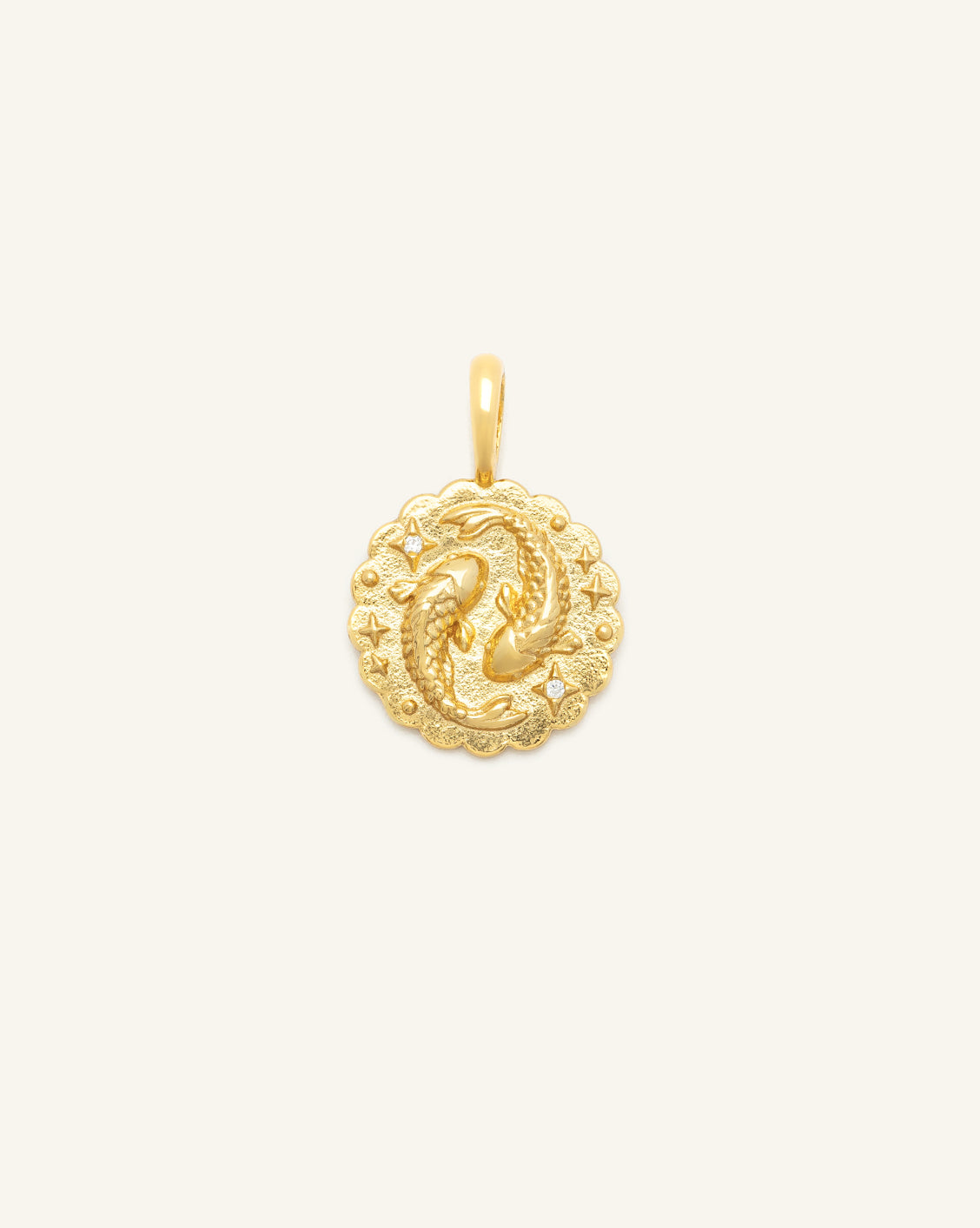 Horoscope Medallion - Gold Vermeil