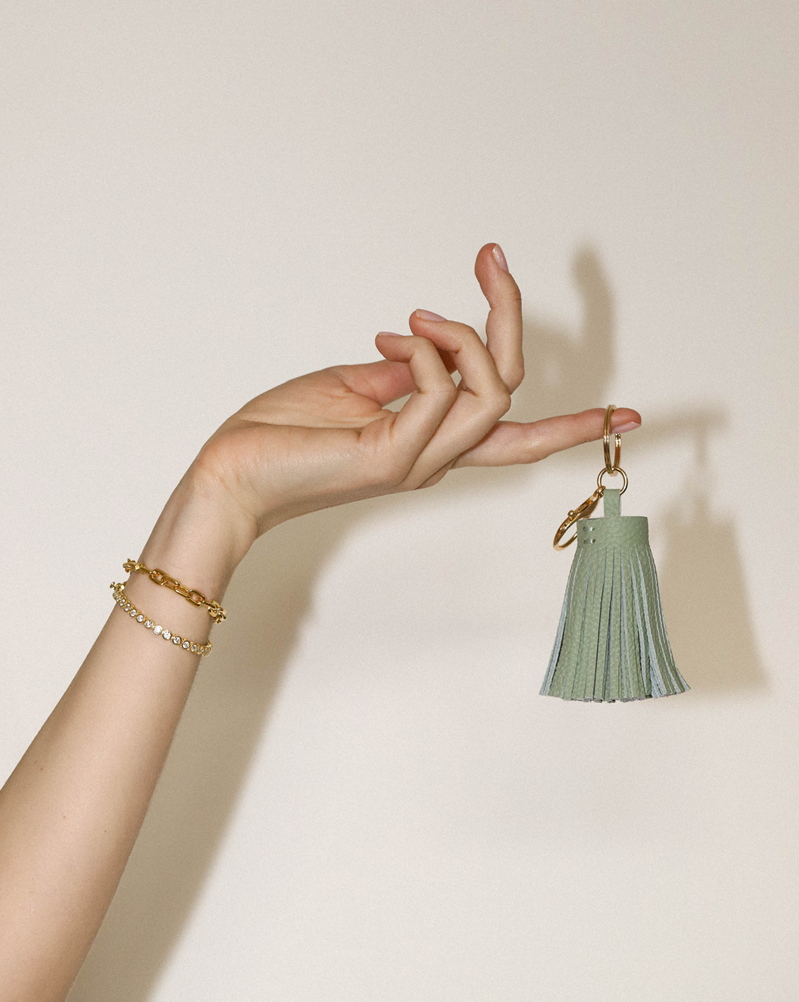 Tassel Keychain/Bag Charm - Pistachio