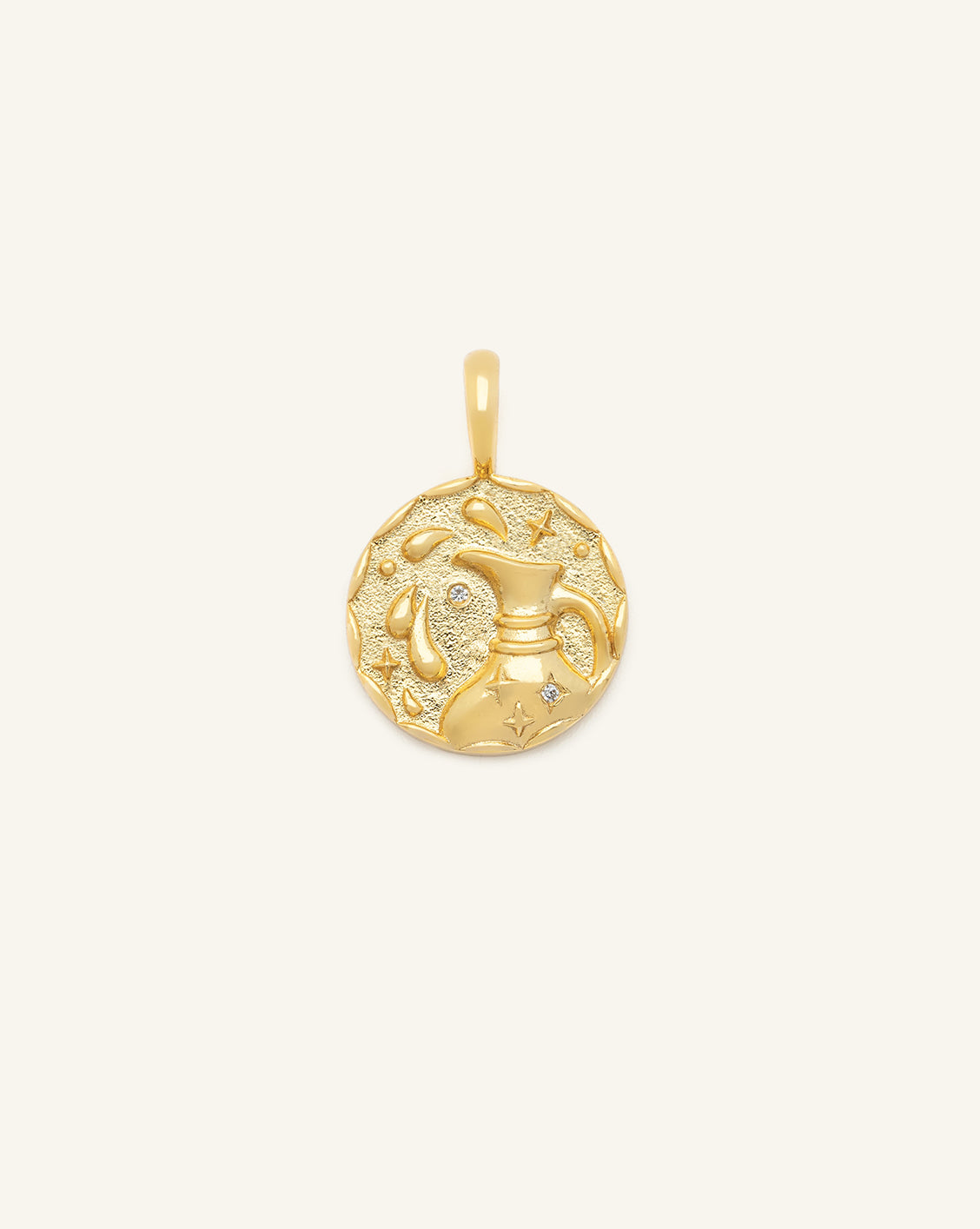 Horoscope Medallion - Gold Vermeil