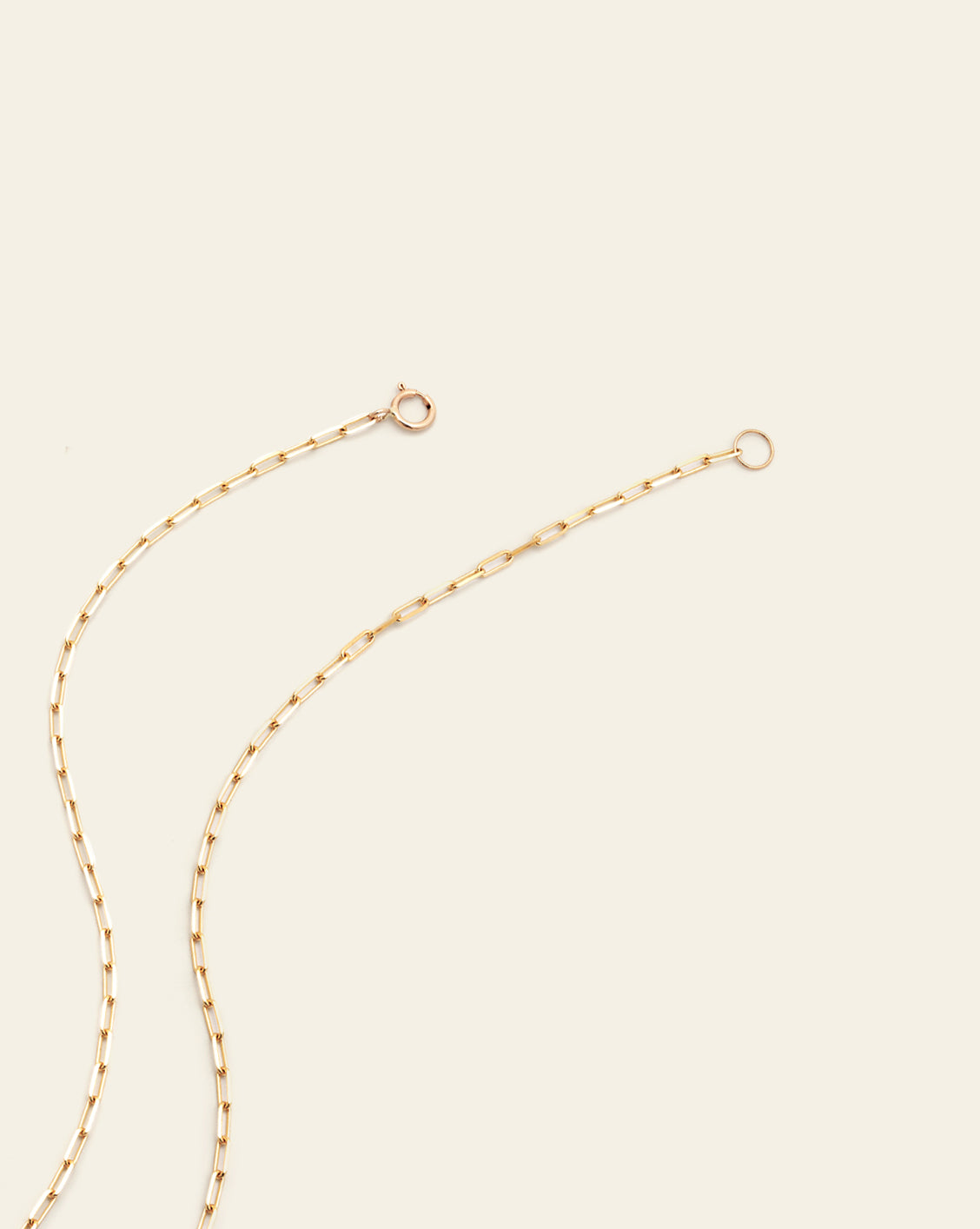 Pave Link Necklace - 14k Solid Gold